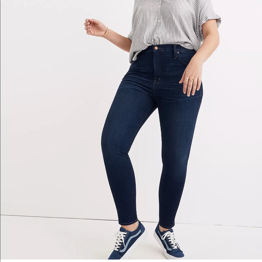 Madewell Hi-Rise 10” Skinny Jeans in Hayes Wash